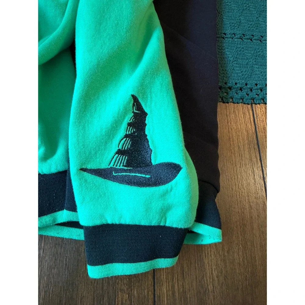 Wicked The Musical Girls Hoodie and Joggers Set Black Green Pink Size L 10/12
